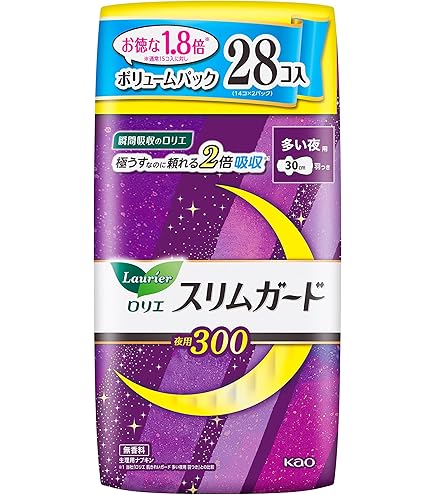 Amazon | ウィスパー 超すっきりスリム 多い日昼夜用 羽つき 18コ